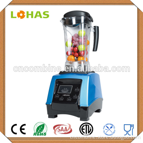 Wave-action system of special blades design small commercial blender